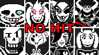 ❚Undertale❙All Bosses ❰No Hit❱❚ [upl. by Bradski]