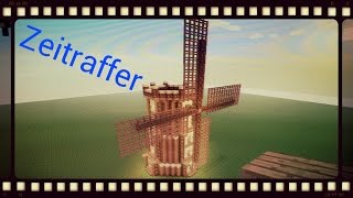 Minecraft Windmühle bauen Zeitraffer 20x [upl. by Collier]