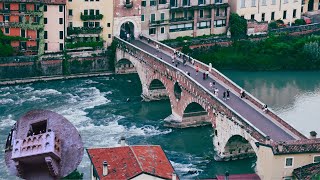 Verona Italy Walking Tour  4K  2023 [upl. by Aieka]