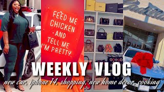 Weekly vlog  new car  new iphone  shopping with momkids  home decor  cooking  perfume rant [upl. by Arehsat644]