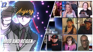 Mob Psycho 100 モブサイコ100 Season 1 Episode 12 Reaction Mashup  L4A [upl. by Amyas]