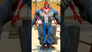 SPIDERMAN AND VENOM TAKE REVENGE FROM SIPDERMAN DAMAGE 🤯 shorts gta5 [upl. by Dnalyag908]