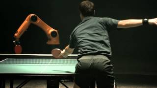 The Duel Timo Boll vs KUKA Robot [upl. by Kinzer584]