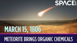 OTD in Space – March 15 Alais Meteorite Brings Organic Chemicals from Space [upl. by Naerol]