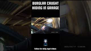 Burglar caught hiding in garage by police England [upl. by Thalia238]