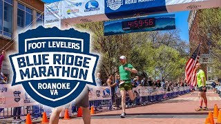 2018 BLUE RIDGE MARATHON  Americas Toughest Road Marathon My first [upl. by Jakie]