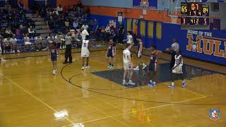 Malverne Mules vs Manhasset High School Boys Basketball [upl. by Tade]