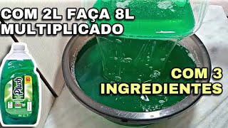 🟢COM 2 LITROS DE LAVA ROUPAS FIZ 85L MULTIPLICADO E POTENCIALIZADO com 3 ingredientes [upl. by Hedvig]