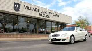 2008 MercedesBenz CLK 350 Convertible in review  Village Luxury Cars Toronto [upl. by Akemal105]