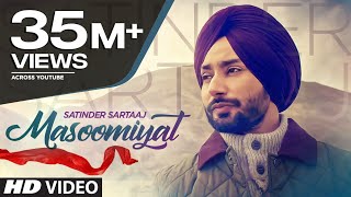 Satinder Sartaaj Masoomiyat Full Song  Beat Minister  Latest Punjabi Songs 2017  TSeries [upl. by Htenek245]