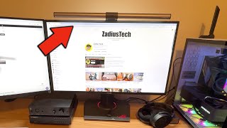 Brighten Up Your Desk with the BenQ ScreenBar Halo LED Monitor Light [upl. by Ruscher]