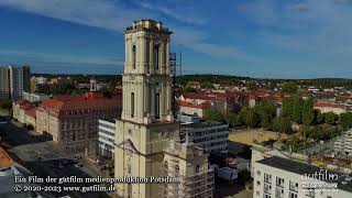 Zeitraffer Wiederaufbau Garnisonkirche Potsdam  Turmbau 20202023 · timelapse potsdam [upl. by Nuawtna]