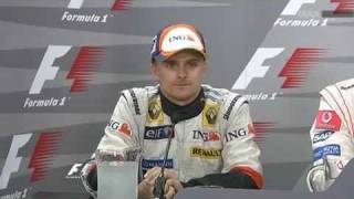 kimi raikkonen and heikki kovalainen speaking finnish fuji 2007 [upl. by Dre628]