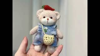 knitting teddy tutorial｜ear [upl. by Fairbanks849]