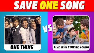 Save One Song of One Direction  pick one kick one song quiz  Directioners Songs Quiz 2024 [upl. by Caputo25]