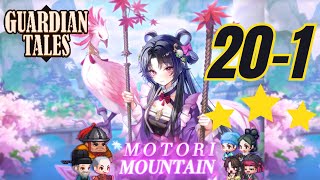 Guardian Tales S3  World 201 ☆☆☆  Motori Village [upl. by Anialeh]