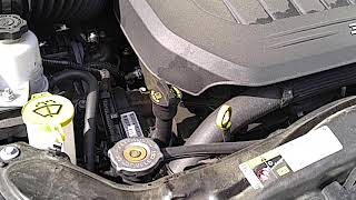 DODGE CARAVAN 2017 OIL CHANGE [upl. by Lani580]