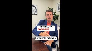 Estoppel Certificate [upl. by Tace]