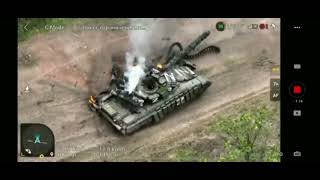 Russian Ukraine War 25052022 The drone captures the knocked out Russian tanks [upl. by Voe]