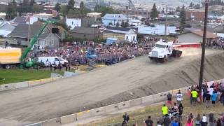 World record semi truck jump [upl. by Acnaib]