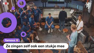 Oranjespelers maken EKlied met Armin van Buuren en ChefSpecial [upl. by Trude]