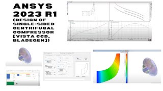 Design of singlesided centrifugal compressor in ANSYS 2023 R1 VISTA CCD BLADEGEN [upl. by Laerol]