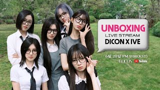 LIVE🧸IVE DICON UNBOXING🎀 [upl. by Itsrik]