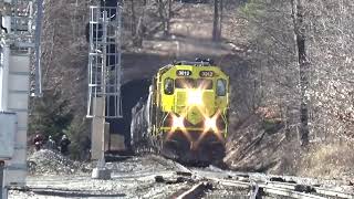 Daylight on the CNYK NYSW SU100 Chase 3122024 SD33ECO 3012 leading HancockOtisville NY [upl. by Perlis]