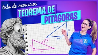 TEOREMA DE PITÁGORAS  Exercícios para aprender e praticar [upl. by Lamar417]