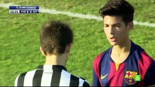 Una fea patada sobre el capitán del Barça causa el primer pique del torneo [upl. by Toomin138]