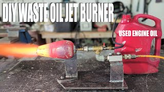 DIY WASTE OIL JET BURNER  Sek Austria [upl. by Htir340]