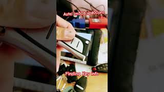 Key Information using autel im508 keyprogramming keyprogrammer autelum508 [upl. by Veradi692]