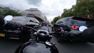 POV Extreme Filtering in London Traffic 🇬🇧 Triumph Street Twin 900cc Bonneville 4k [upl. by Mell]