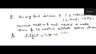 Isotonicity Calculation Freezing Point Depression [upl. by Boland]