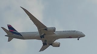 Boeing 7879 Dreamliner CCBGR coming from Miami to Fortaleza 🇺🇲🇧🇷 [upl. by Entroc966]