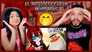 Encontrei o DUBLADOR do CAPITÃO DOS PINGUINS no VRCHAT  Weslley Crey Crey REACT [upl. by Hgiellek477]