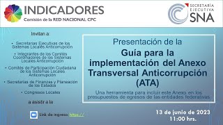 Guía para la implementación de Anexo Transversal Anticorrupción [upl. by Nyrmac]