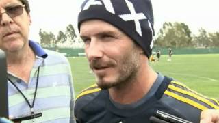 David Beckham interview Reaction to Olympic Team GB snub [upl. by Coffin]