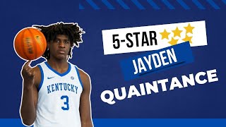 Jayden Quaintance commits to KENTUCKY Cats land best Center of 2024 class [upl. by Anertac]