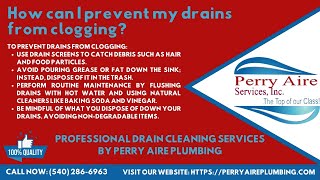 How can I prevent my drains from clogging [upl. by Notsecnirp]