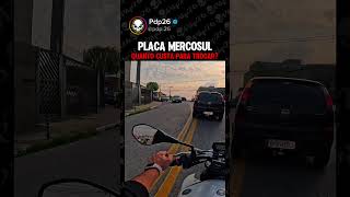 PLACA MERCOSUL QUEBROU VEJA ISSO [upl. by Rotow907]