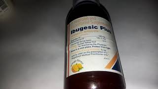 IBUGESIC PLUS SYP RxIBUPROFEN  Paracetamol USE amp side effect [upl. by Airalednac443]