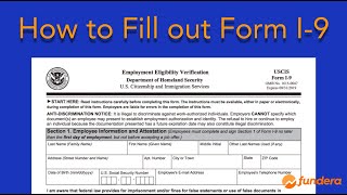 How to Fill out Form I9 Easy StepbyStep Instructions [upl. by Aicats142]