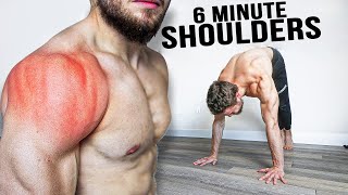 6 MIN Quick SHOULDERS Workout At Home NO EQUIPMENT [upl. by Lirbaj]