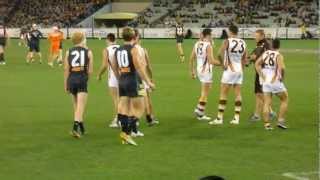 2012 AFL R14 Carlton v Hawthorn  Puopolos Goal [upl. by Kelson630]