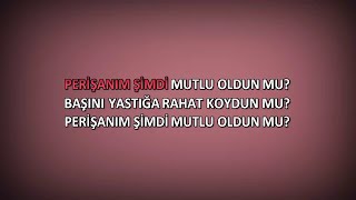 Sezen Aksu  Perişanım Şimdi  Karaoke  Full HD [upl. by Wynne]