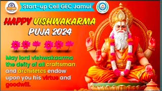 Vishwakarma Puja 2024 Government engineering College Jamui shivamkumarsingh6356 [upl. by Airotnes]