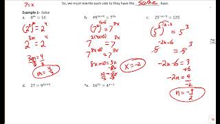 13 ALEKS Solving Exponential Equations Using the Equality Property [upl. by Fafa]