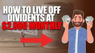 Unlocking Financial Freedom How to Live Off Dividends at 2900 Monthly [upl. by Briggs]