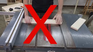 A stepbystep guide to making your first table saw cuts TABLESAW BASICS [upl. by Ycnan]